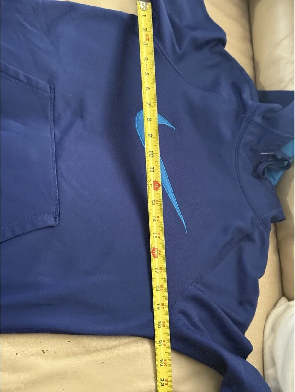 Nike Therma Fit Blue Hoodie size Kids Medium